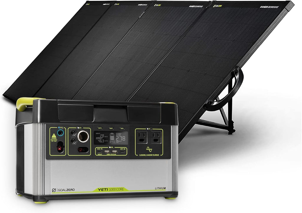 Portable Power Station, 1000 W, Solar-Powered Generator G40703
