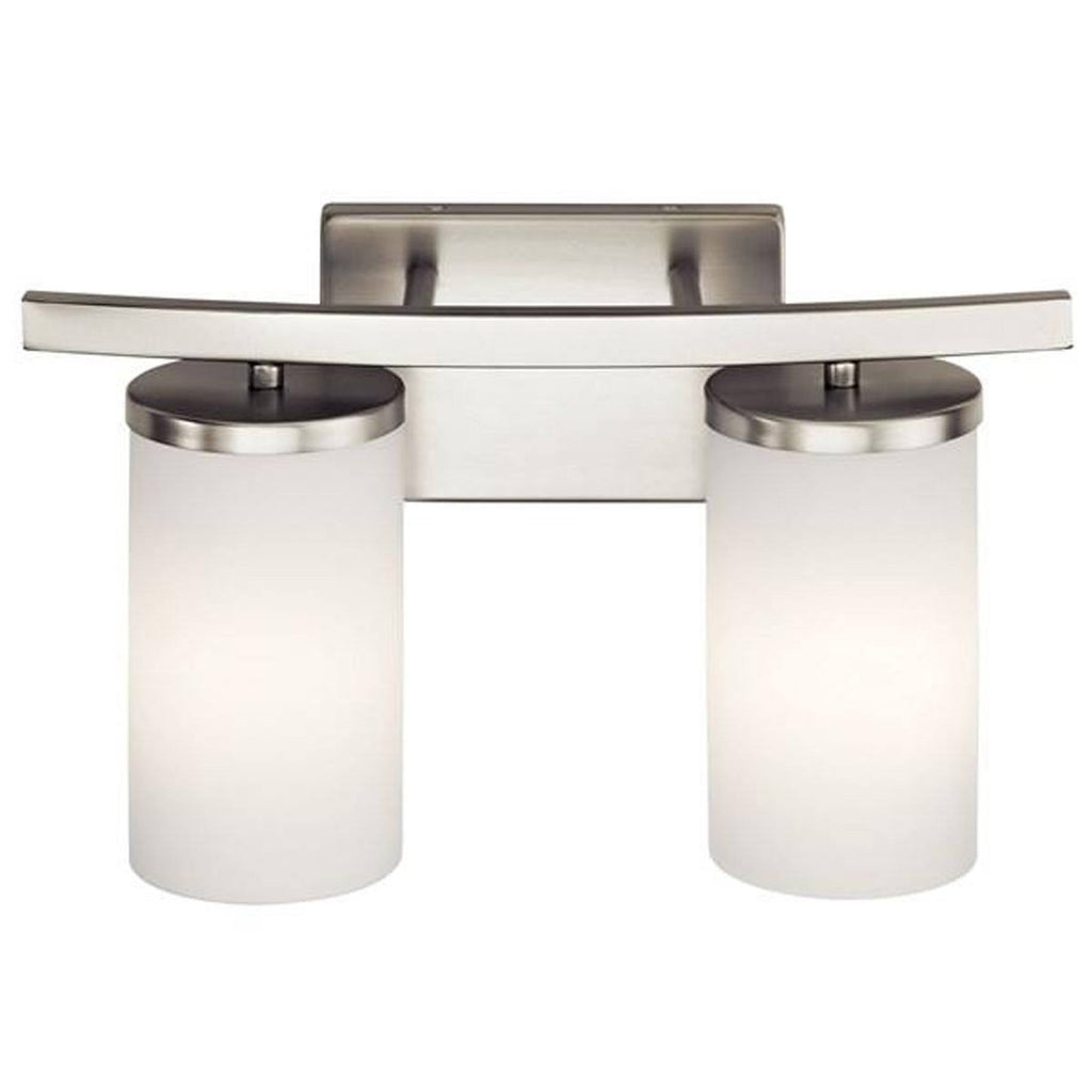 Brushed Nickel 2 Light Bath Light Z870