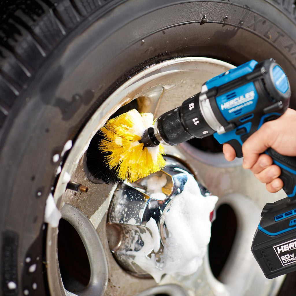 Power Drill Brush Detailing Kit, 5-Piece A185