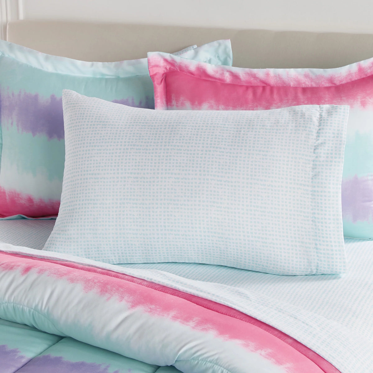 Twin 5 Piece Polyester Microfiber Comforter Set I691812