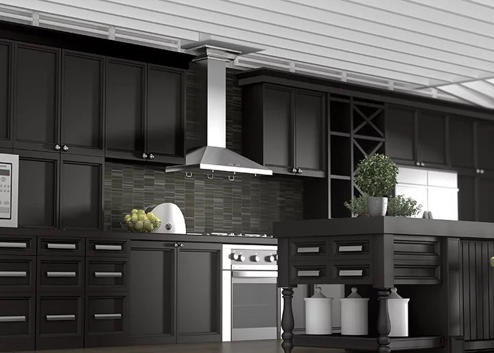42 in. 760 CFM Wall Mount Range Hood in Stainless Steel B9169
