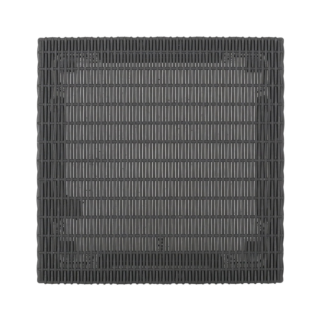 Dark Gray Wicker Side Table M732