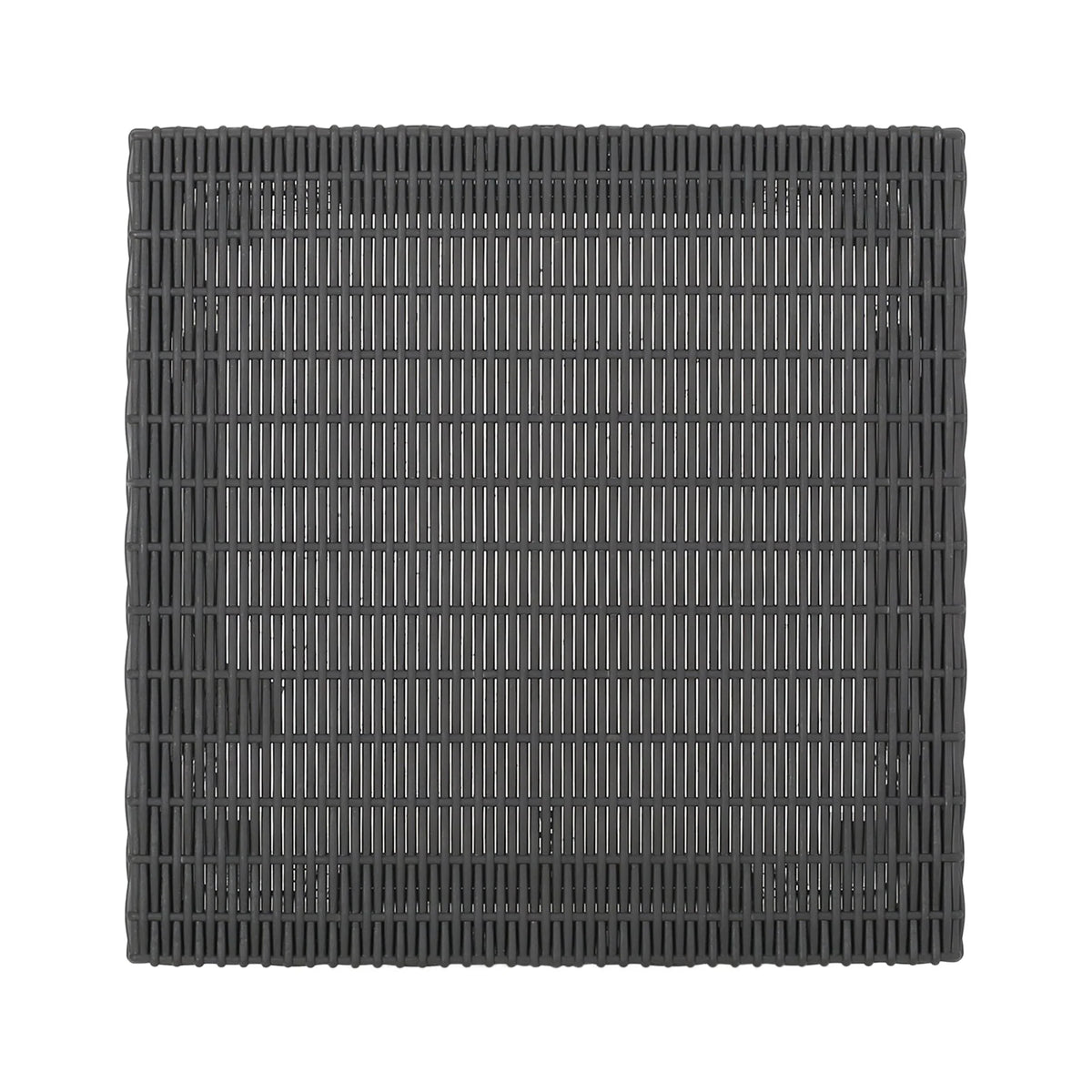 Dark Gray Wicker Side Table M732