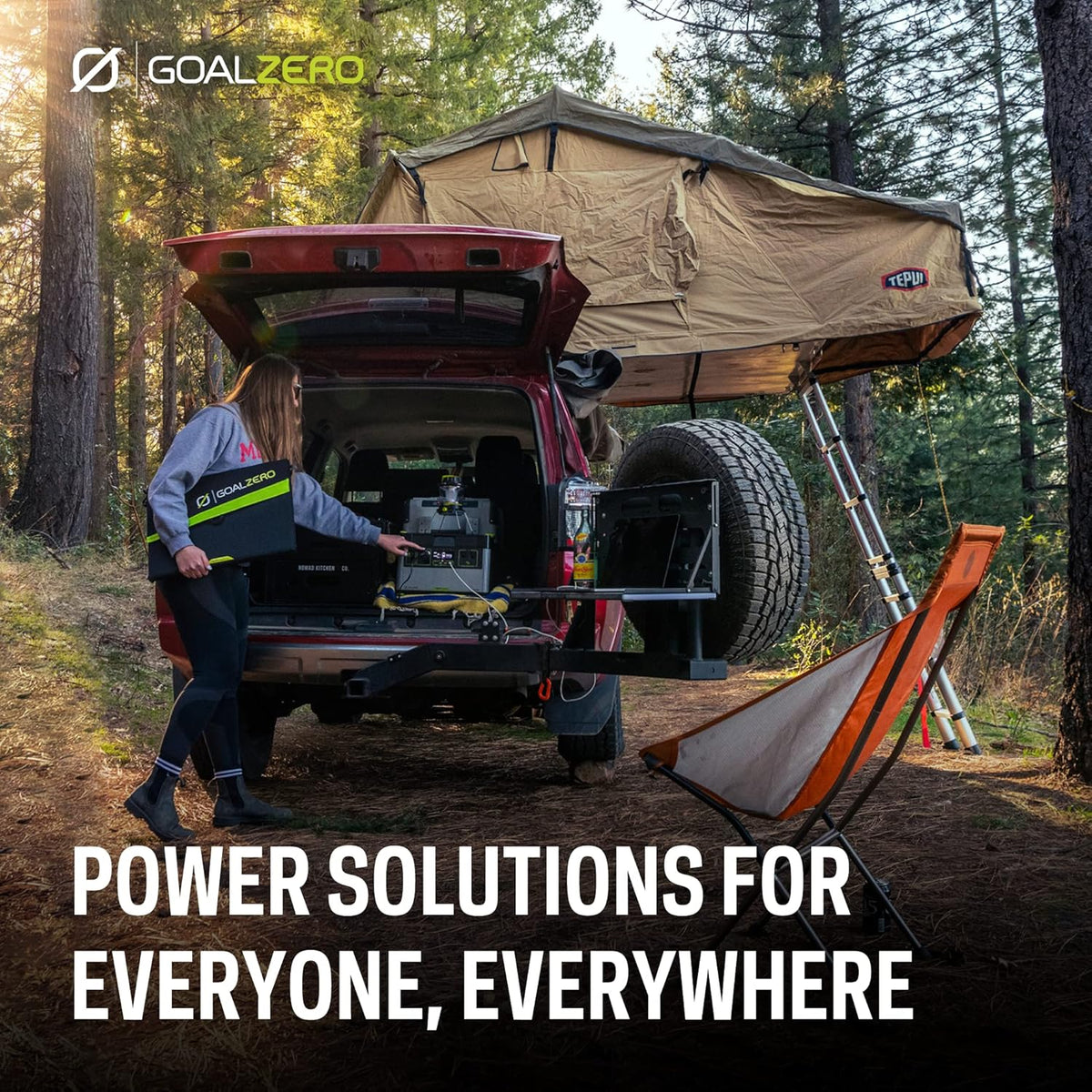 Portable Power Station, 1000 W, Solar-Powered Generator G40703