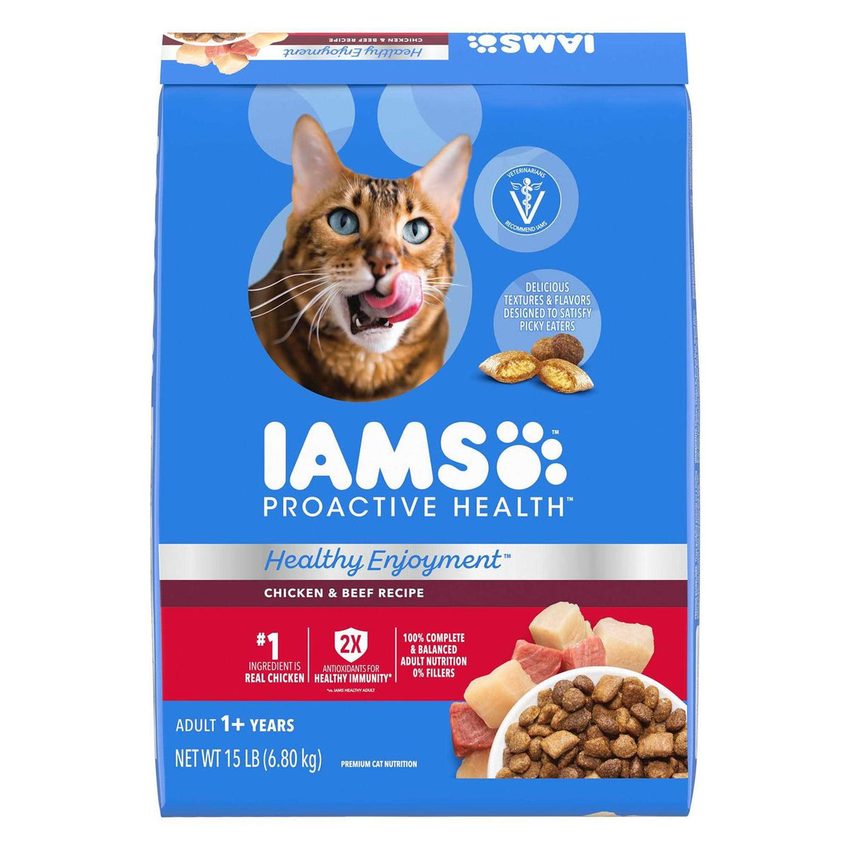 Chicken & Beef Dry Cat Food X512
