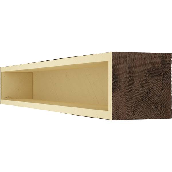 Sandblasted Faux Wood Fireplace Mantel S93771