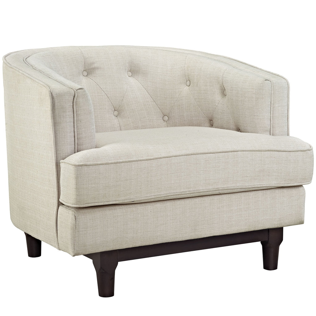 Beige Fabric Sofa Set of Two J578