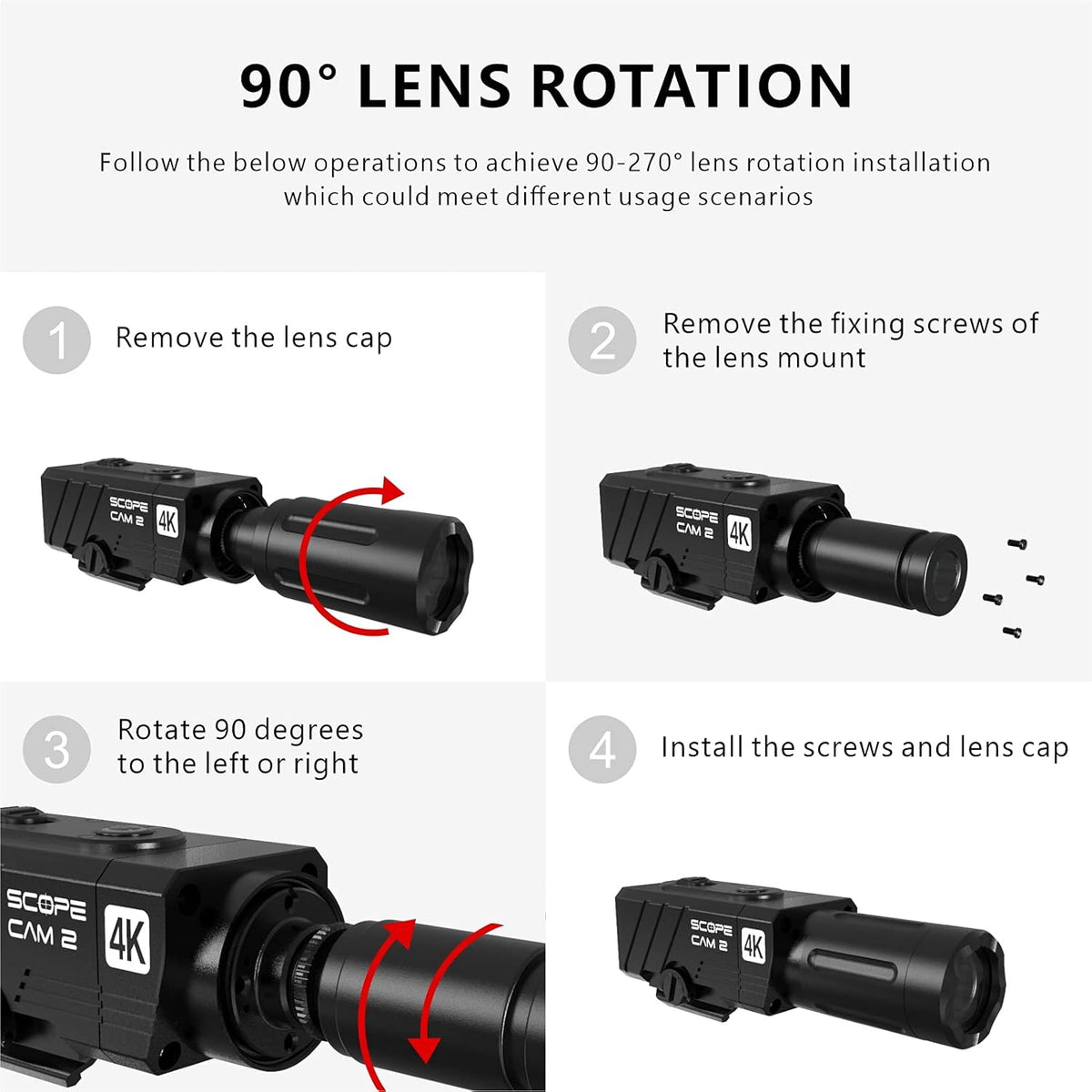 4K Zoom Action Camera Waterproof Mini Video Camera J71622