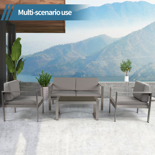 Aluminum 4 Piece Sofa Seating Group T819