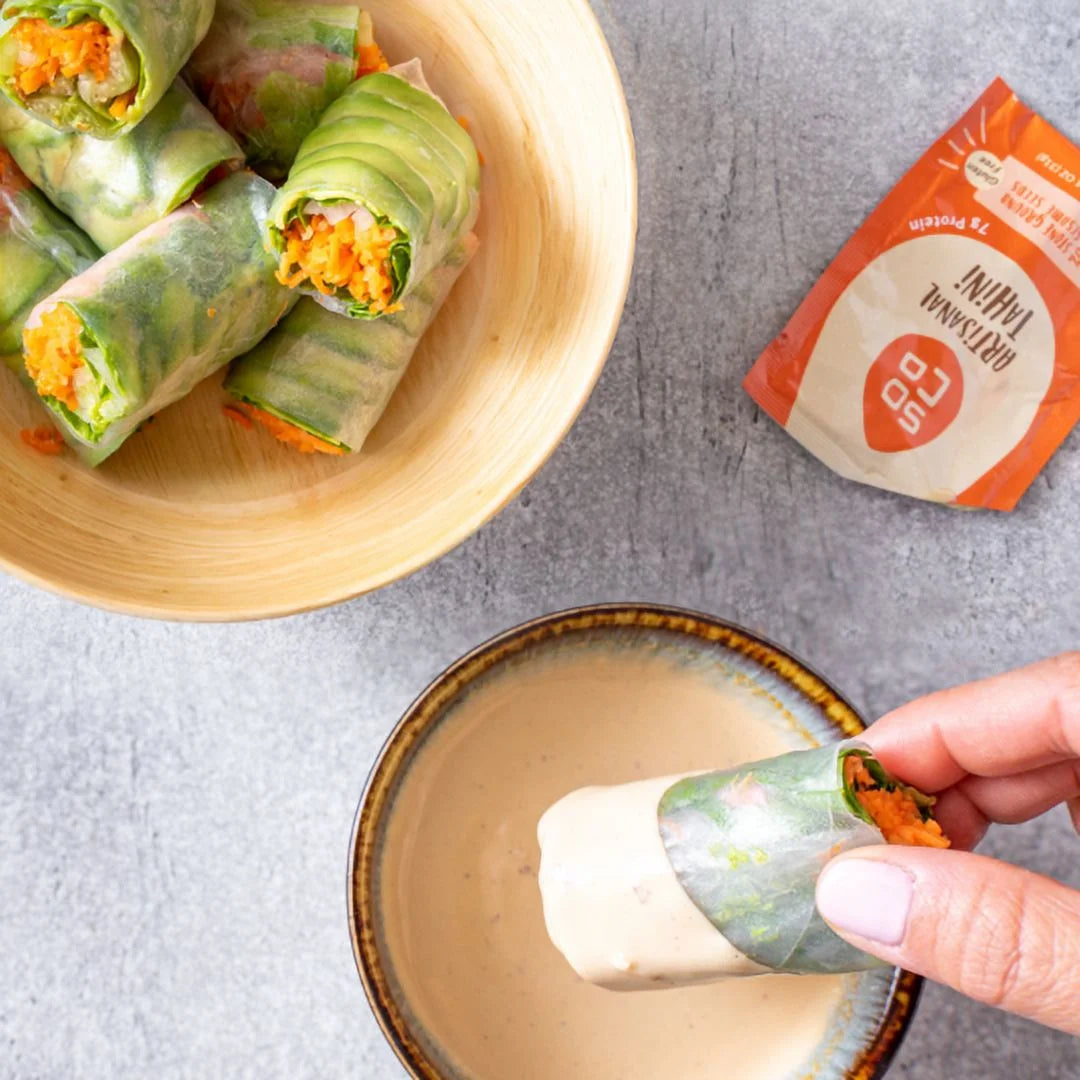 Artisanal Tahini Jars and Squeeze Packs Gluten-Free Sugar-Free B11615