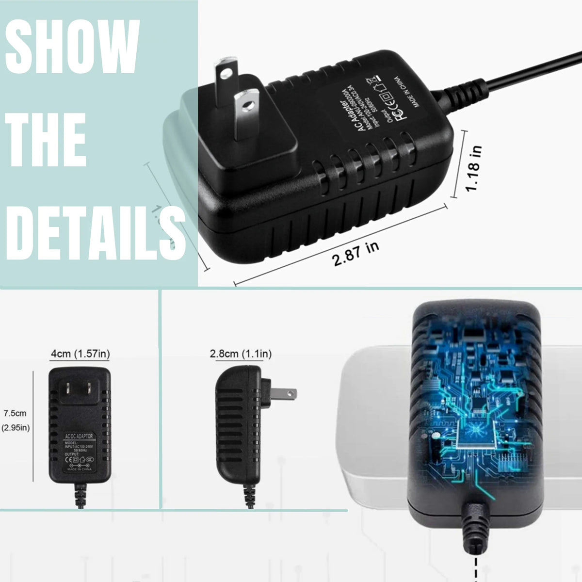AC to DC Adapter Replacement for Polk Audio Omni P1 Black G518