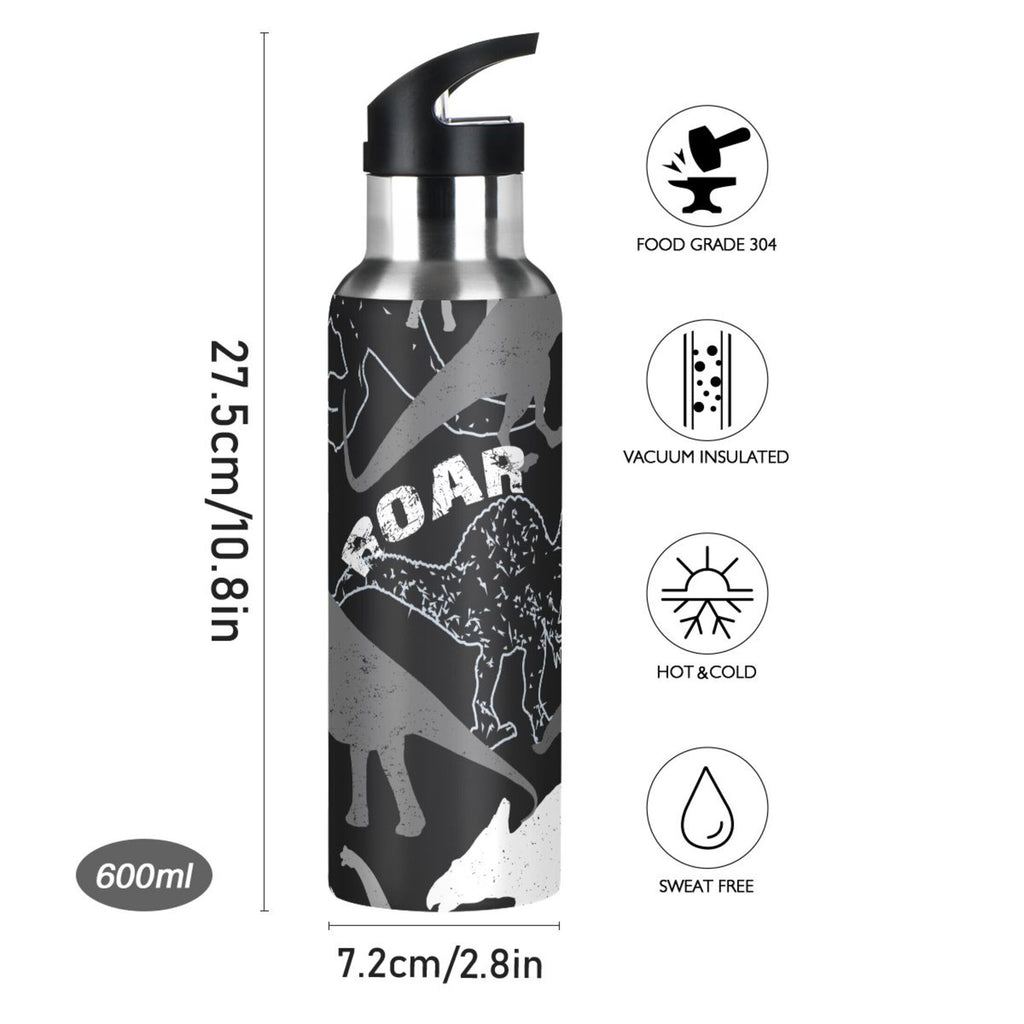 Stainless Steel Insulated Water Bottle with Straw Lid Z607443