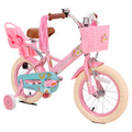 16 inch Kids Bike with Handbrake Training Wheels Basket Pink B2669