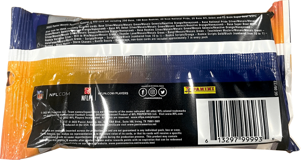 Football Trading Cards Hanger Pack Y132354