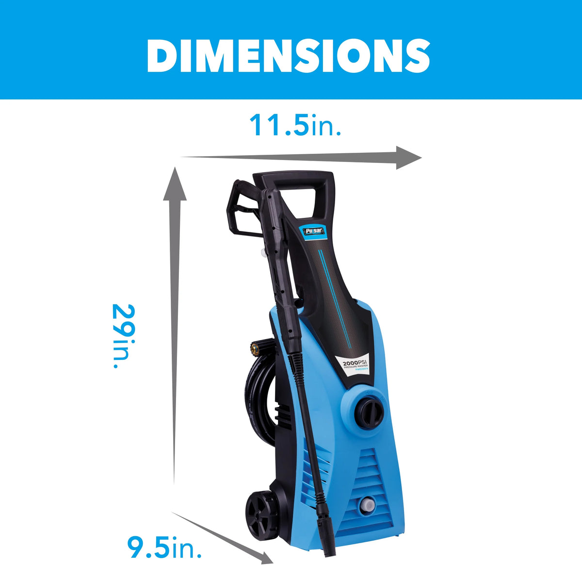 2,000 PSI 1.6 GPM Electric Pressure Washer with Soap Bottle N18791