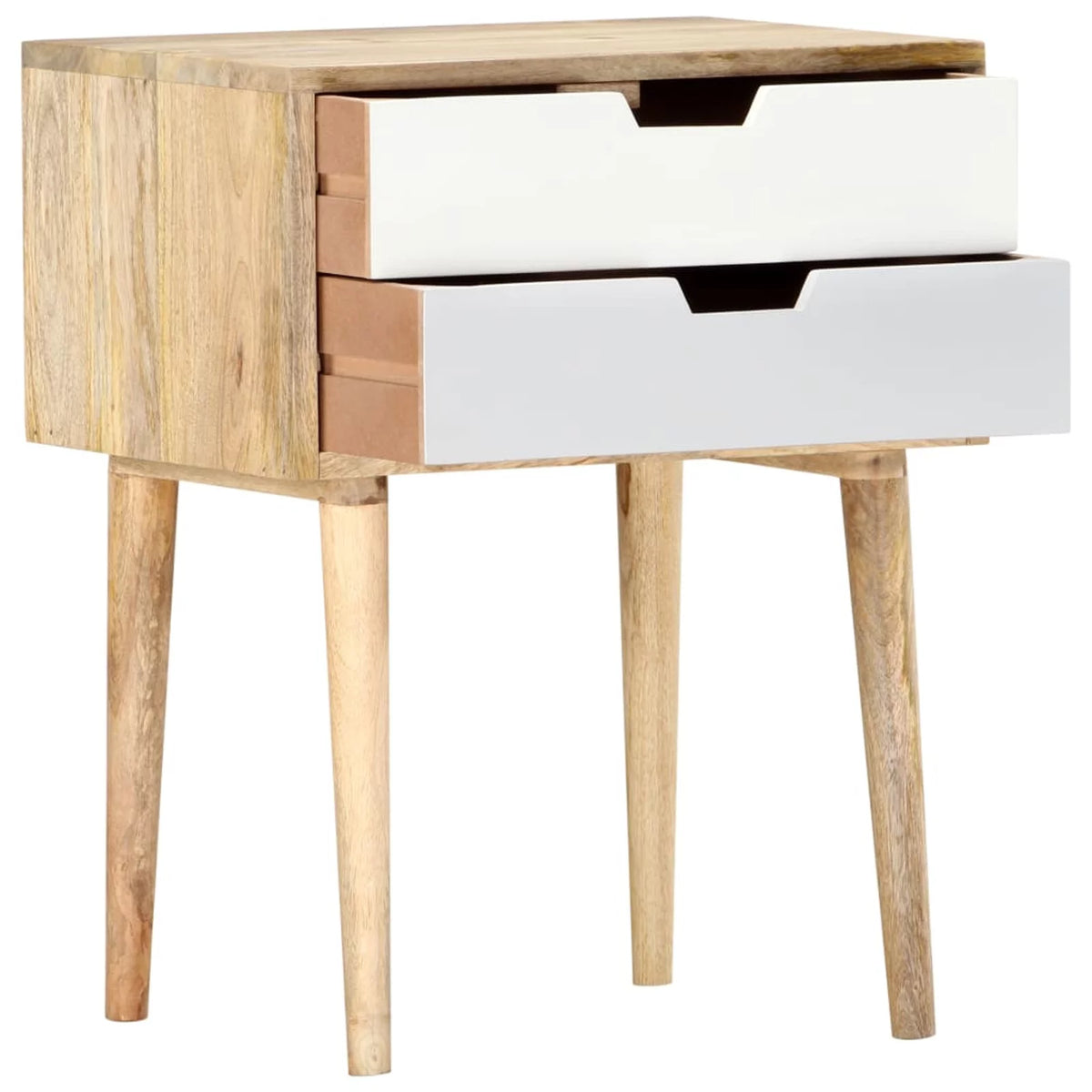 Solid Mango Wood Bedside Cabinet N900