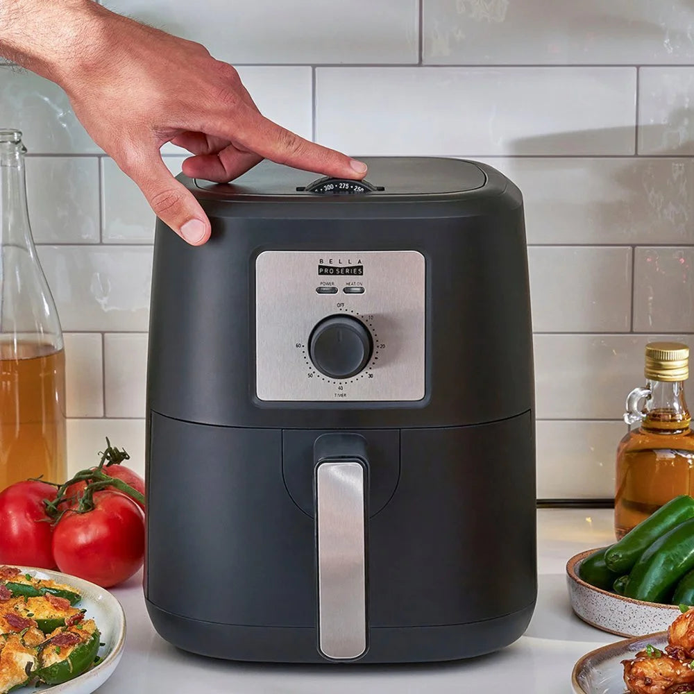4.2-qt. Manual Air Fryer - Black T825293