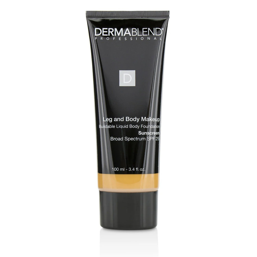 Leg and Body Make Up Liquid Body Foundation Sunscreen Broad Spectrum SPF 25 - #Deep Natural 100ml/3.4oz W369913