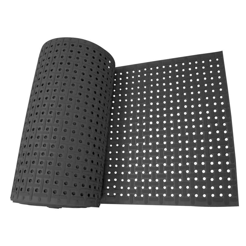 Black Non-Slip Rubber Matting F64573