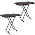 Set of 2 Black Folding Tables T70201