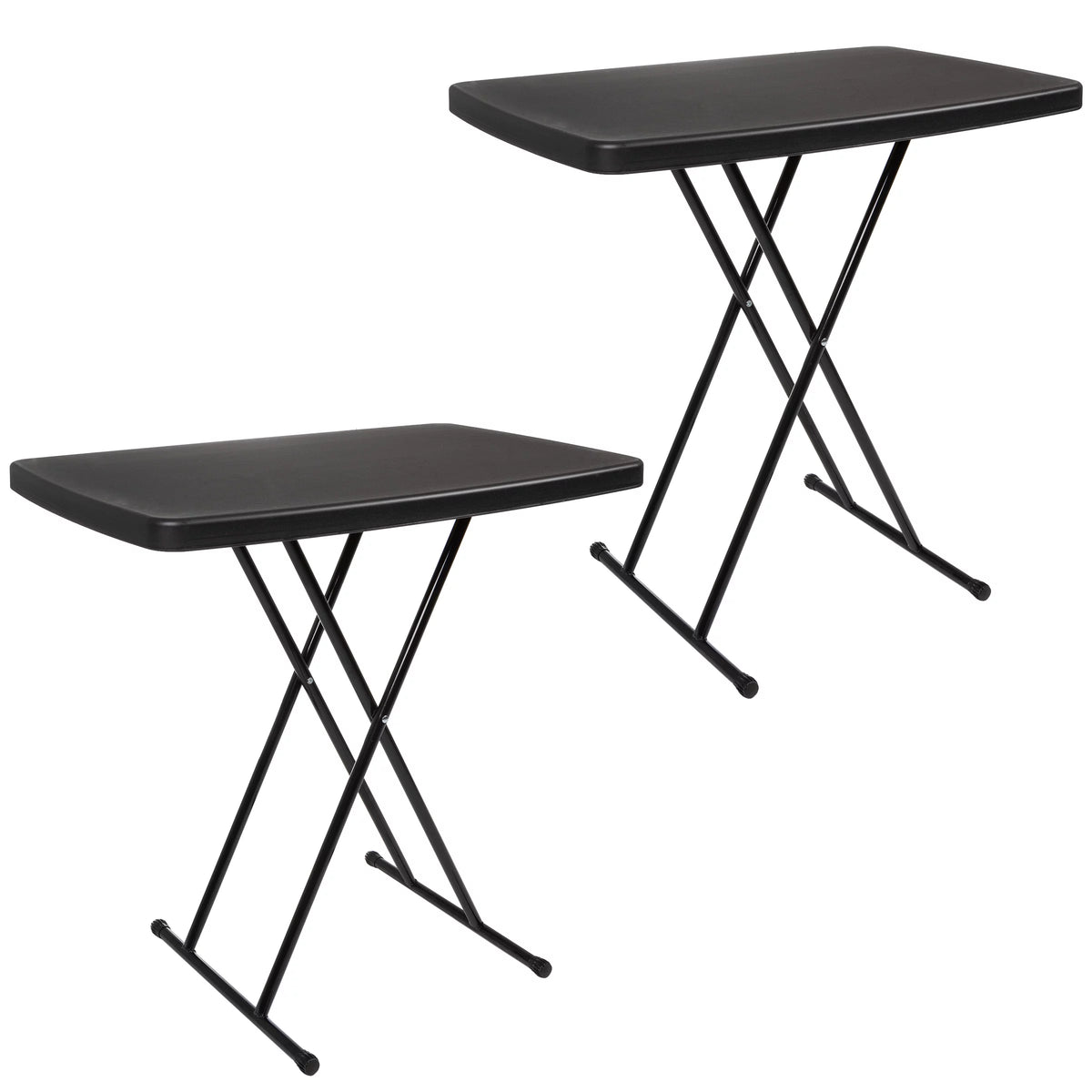 Set of 2 Black Folding Tables T70201