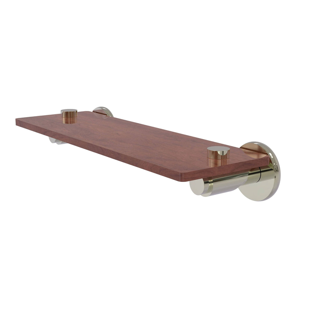 Polished Nickel Solid Ironwood Shelf E993626
