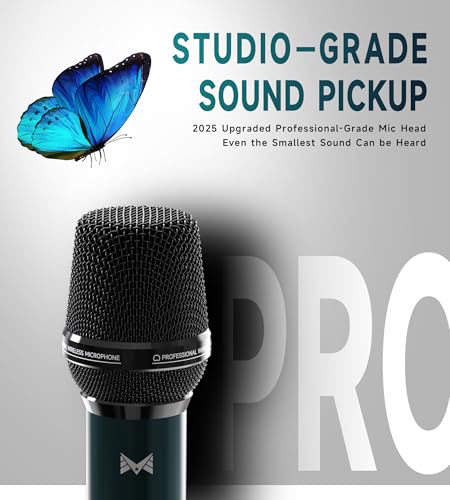 Metal Dynamic Wireless Microphone with Rechargeable Receiver H1620