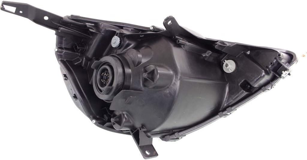 Headlight Assembly Pair Halogen Black B11701