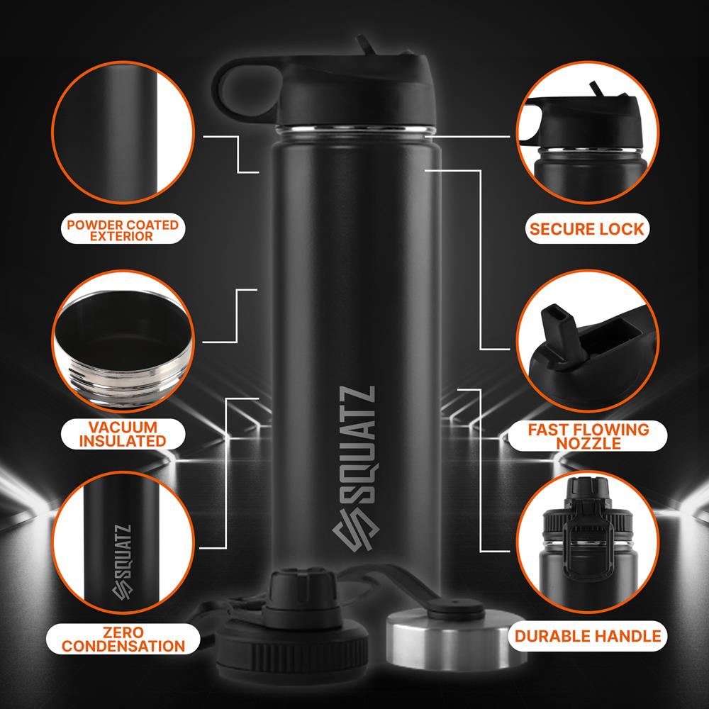 24 Oz Stainless Steel Water Bottle W6613
