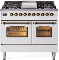 White Dual Fuel Natural Gas Range E855954