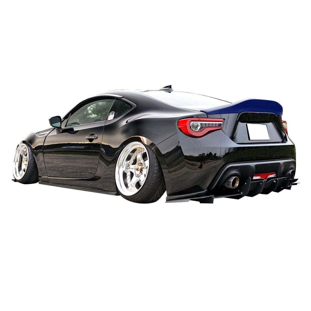 L Style ABS Trunk Spoiler Painted World Rally Blue Pearl U723
