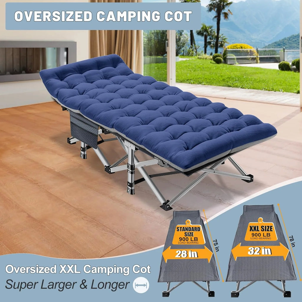 Oversized XL Folding Sleeping Cot V7889