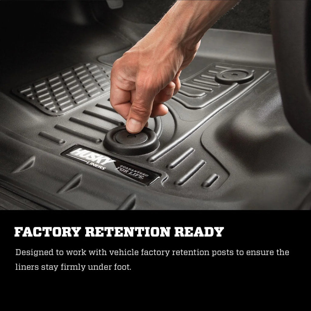 Black Front & 2nd Seat Floor Mats A3460