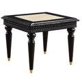 28 Inch Square End Table Marble Top S1337