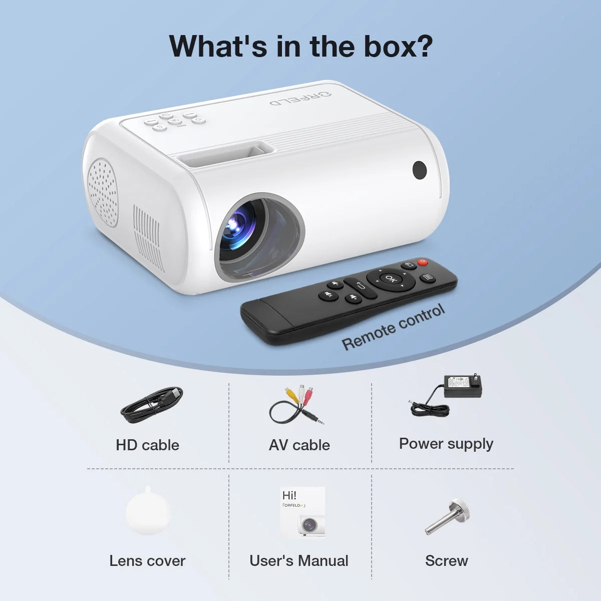 1080P Full HD Mini Projector M9913