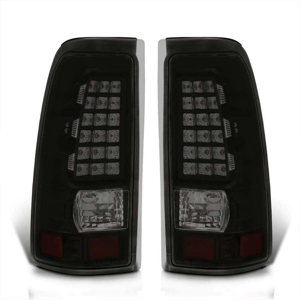 Smoked Lens Black Housing LED Tail Lights Pair F271785