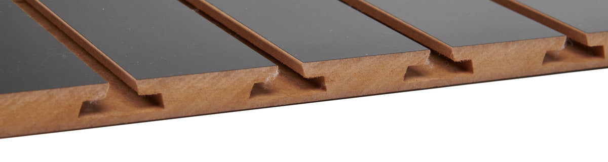 Black Slatwall Panels Pack of 2 B24310