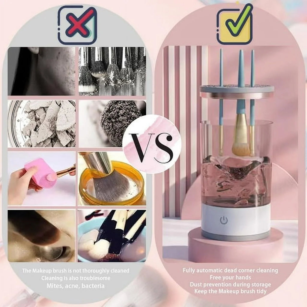 Portable Electric USB Makeup Brush Cleaner Machine V8734