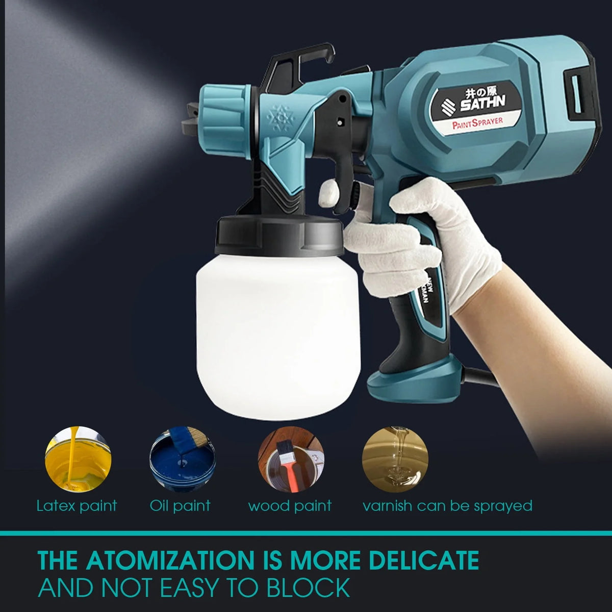800W Electric HVLP Paint Sprayer E460325