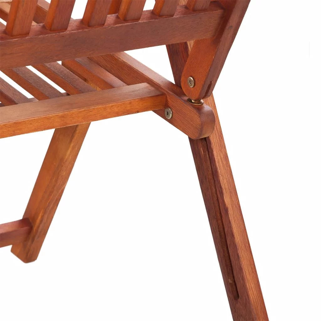 Folding Garden Chairs 2 pcs Solid Acacia Wood Brown W716963