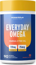 Omega 3 Fish Oil Supplement 90 Count B780786