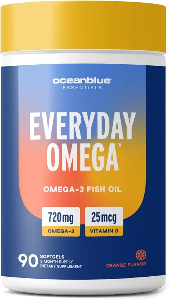 Omega 3 Fish Oil Supplement 90 Count B780786