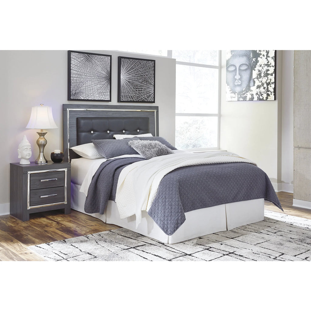 Queen Upholstered Panel Headboard Gray G896