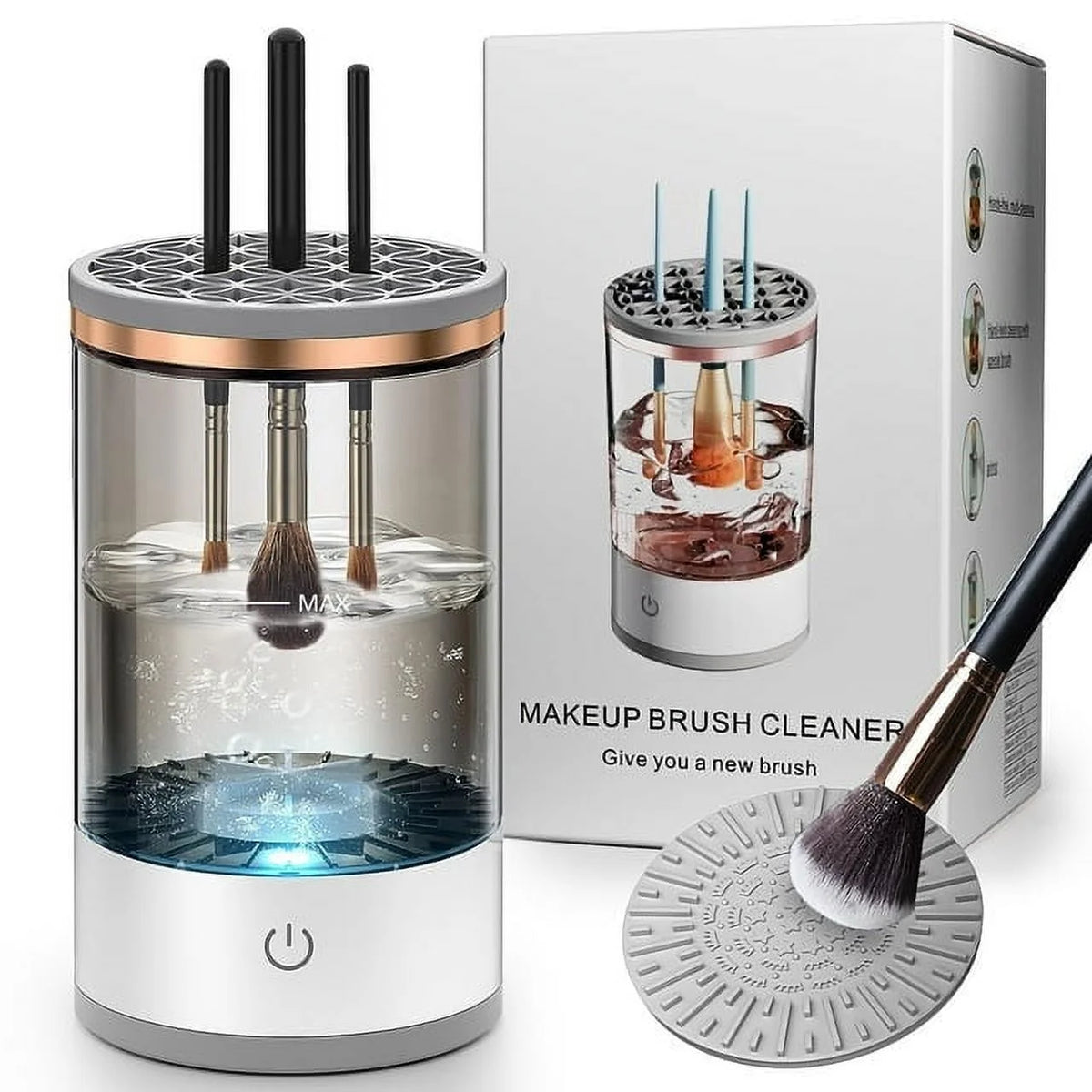Portable Electric USB Makeup Brush Cleaner Machine V8734