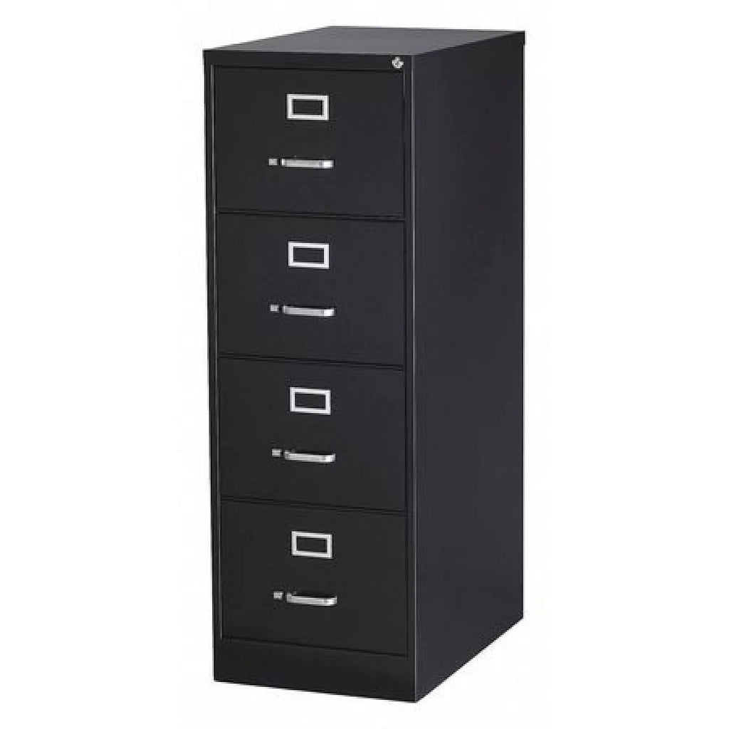 18" W 4 Drawer Black File Cabinet H415901