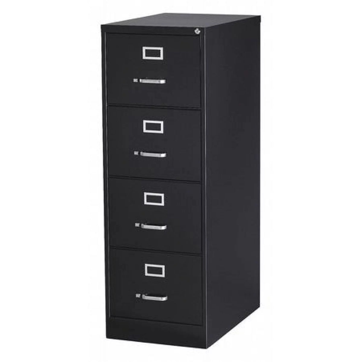 18" W 4 Drawer Black File Cabinet H415901
