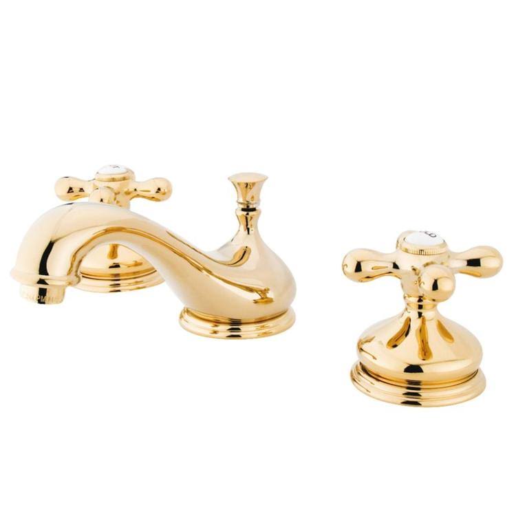 Chrome Widespread Lavatory Faucet with Brass Pop-Up K794