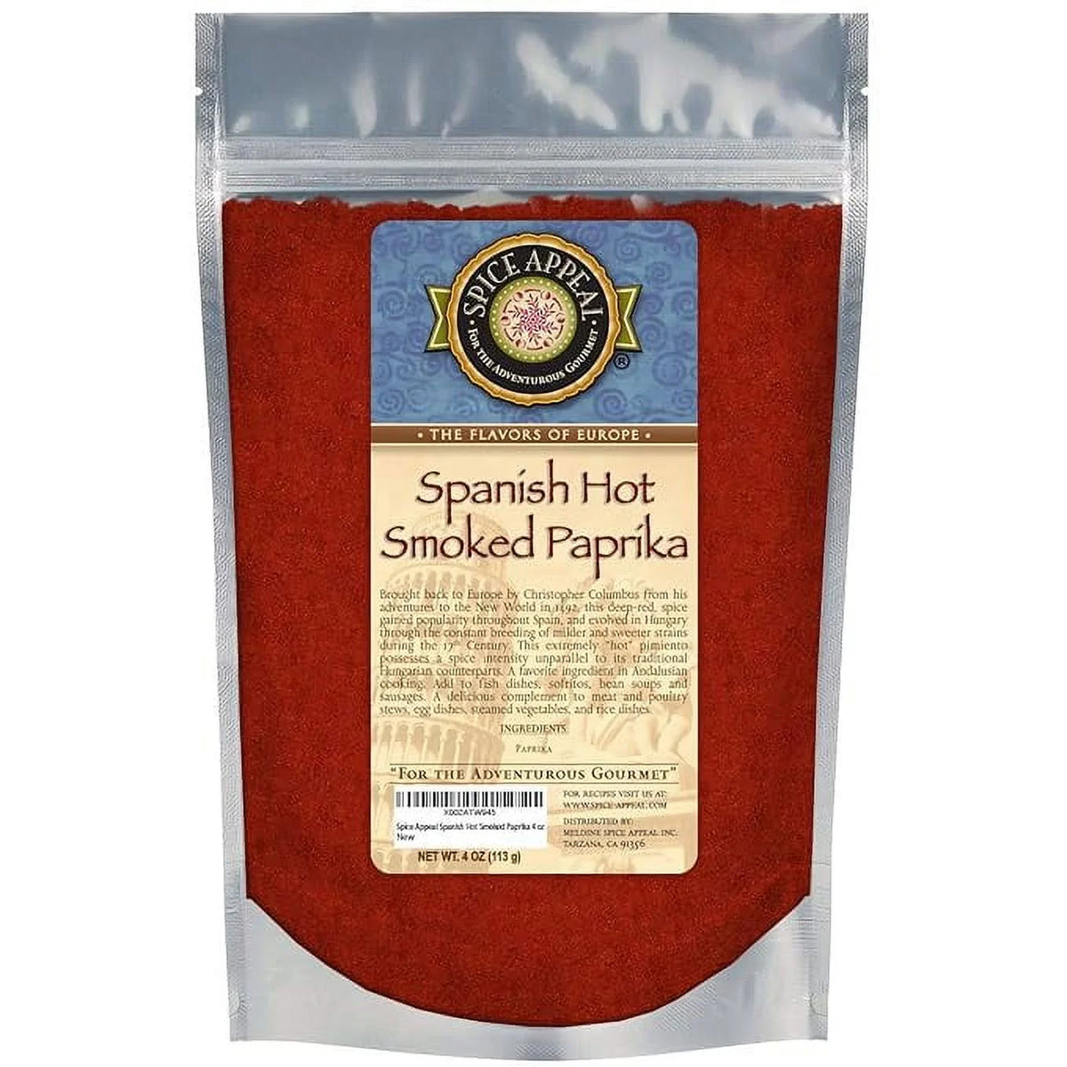 Spanish Hot Smoked Paprika 4 oz K7389