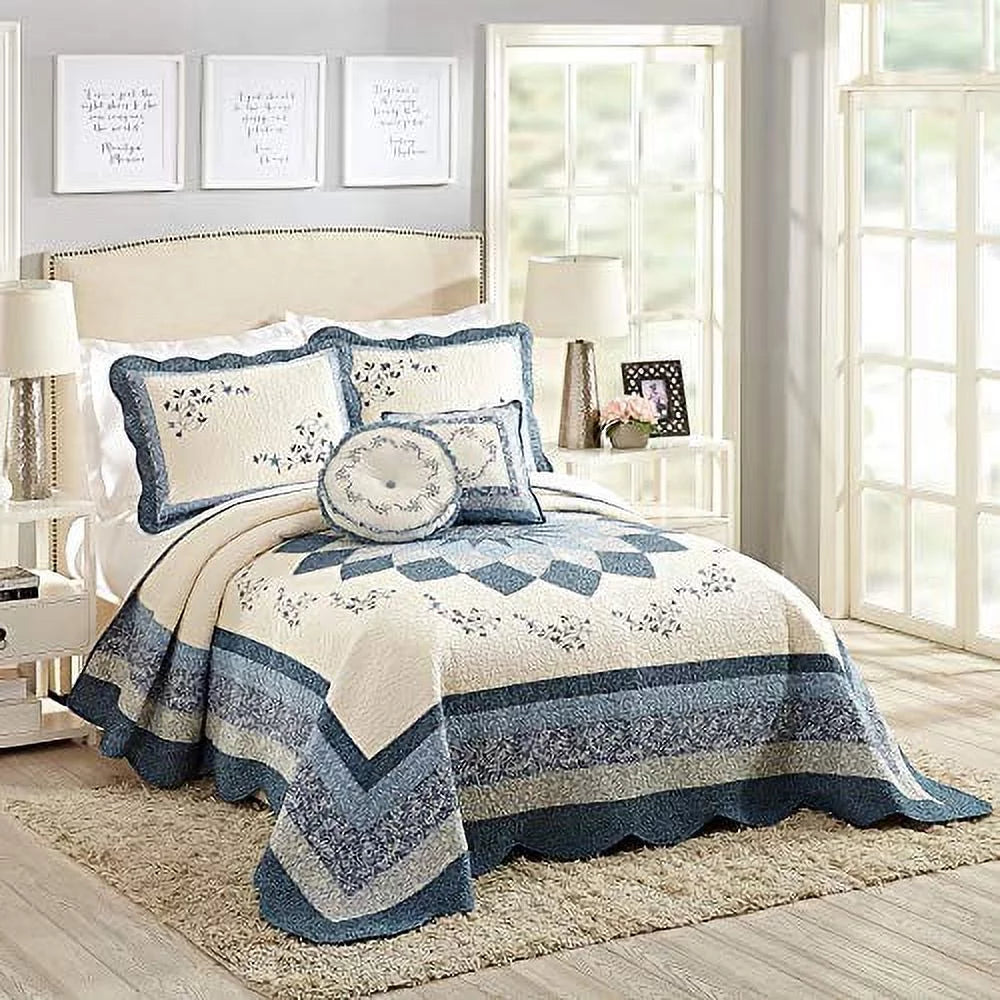 Blue Bedspread C557938