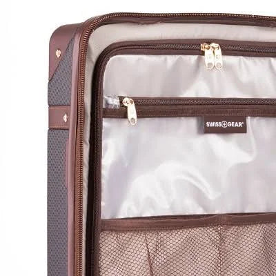 Brown Hardside Expandable Suitcase E675440